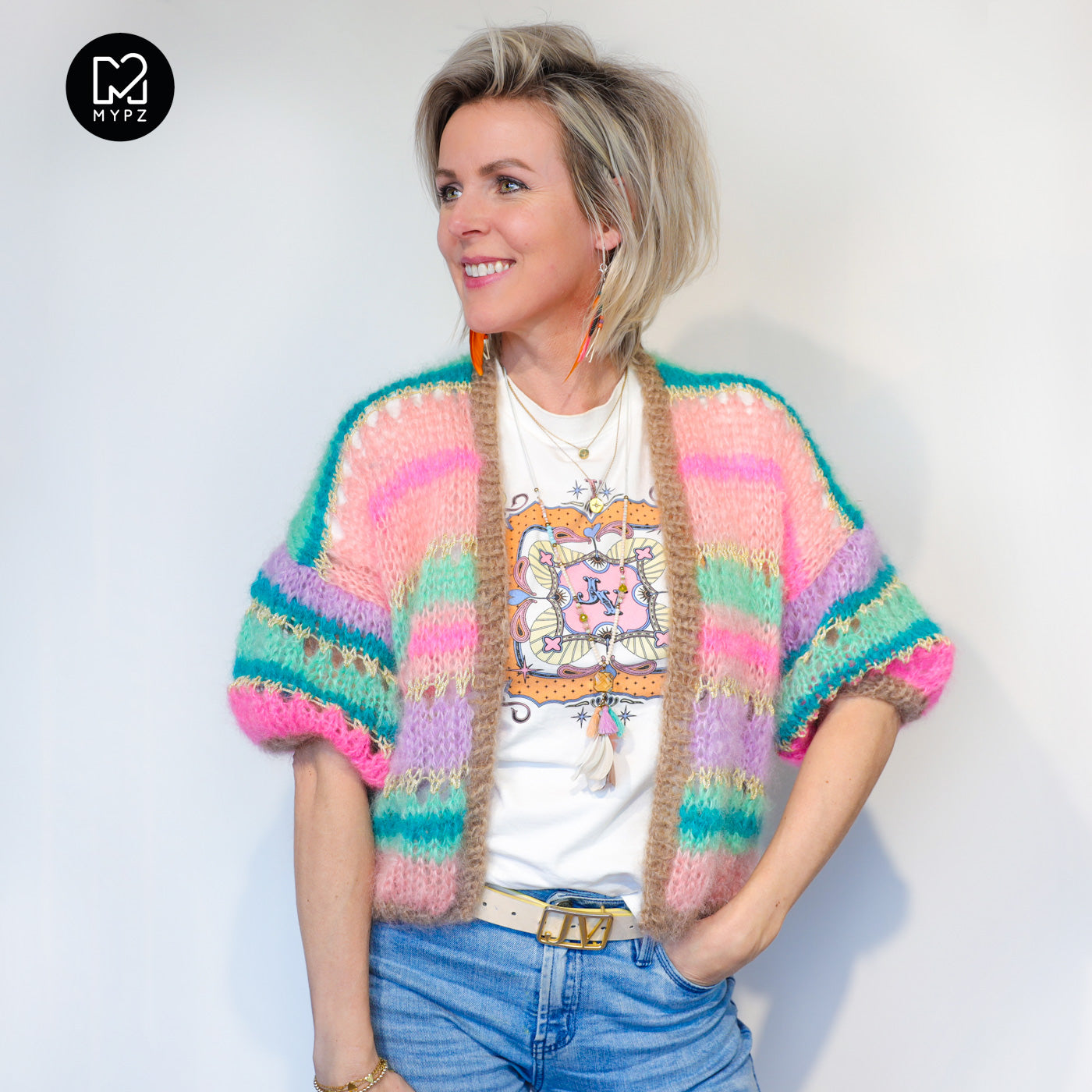 MYPZ Light Mohair Cardigan Faby