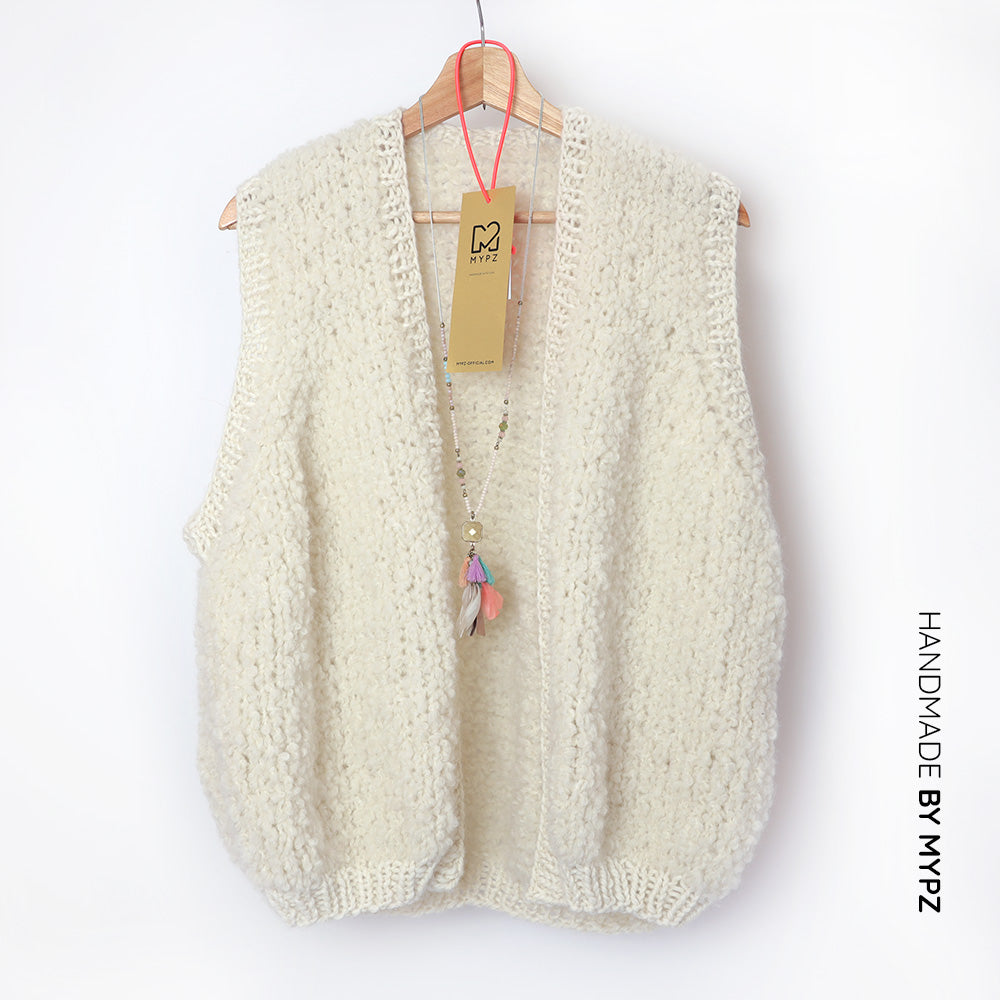 Knitting kit - MYPZ Chunky Teddy Gilet Star no10 (ENG-NL)