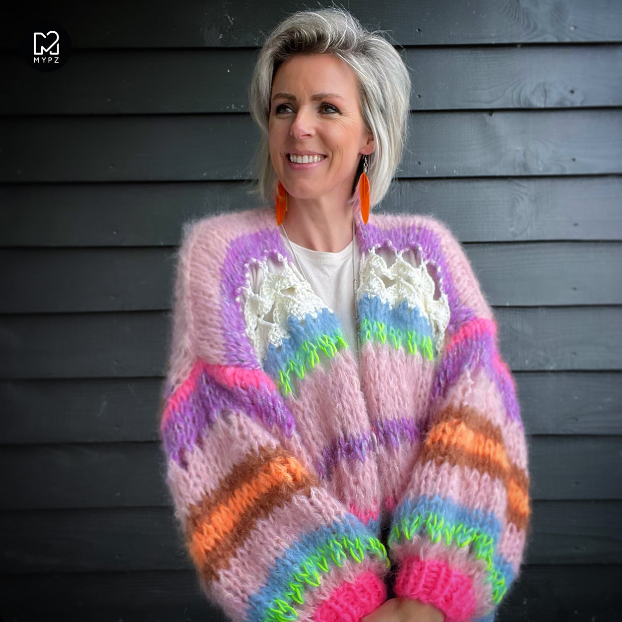 MYPZ Chunky Mohair Cardigan Miami