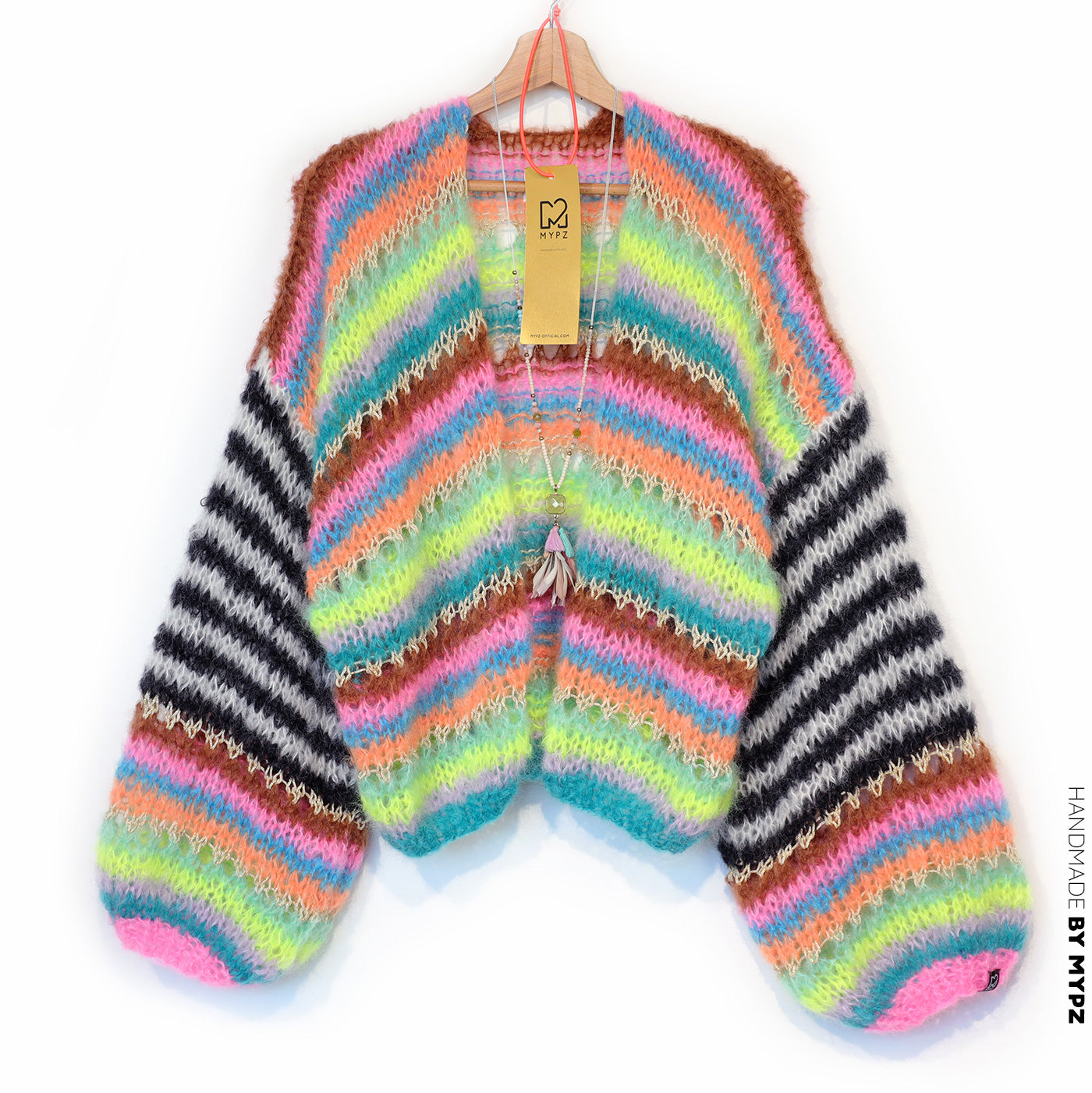 Knitting kit – MYPZ Light Mohair Cardigan Magic No10 (ENG-NL-DE)