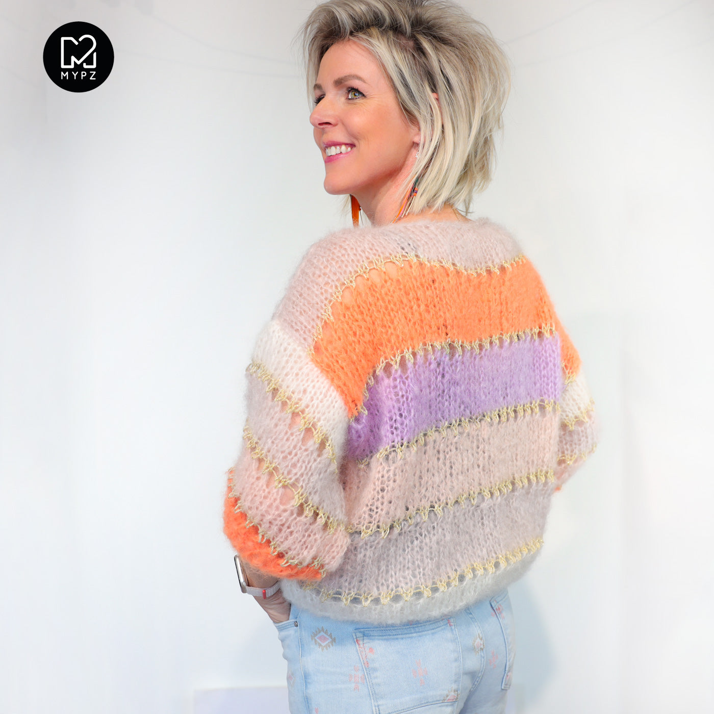 Light Mohair orange top
