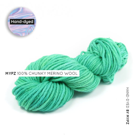 MYPZ 100 chunky Merino wool Grass Green