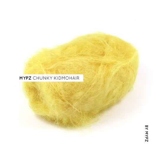 MYPZ Chunky kidmohair Yellow