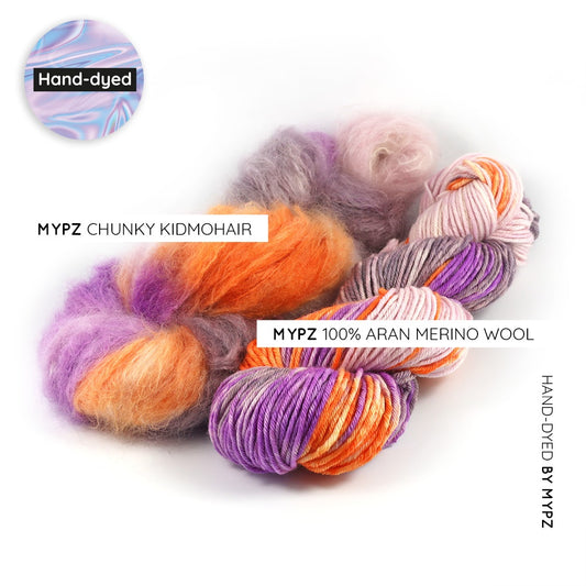 MYPZ duo skeins Sandy Brown