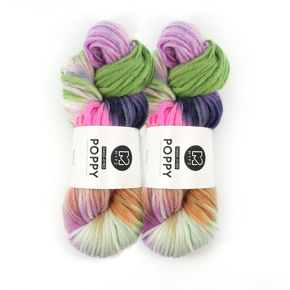 MYPZ Hand-dyed Poppy – Blossom