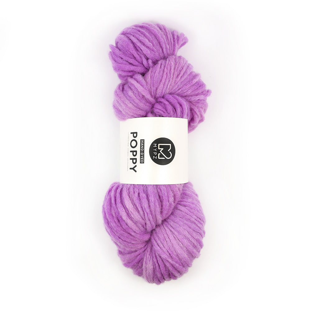 MYPZ Hand-dyed Poppy – Pale Purple