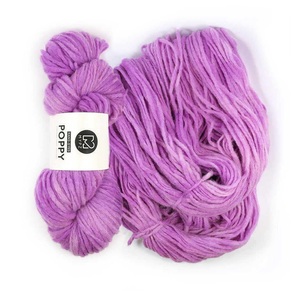 MYPZ Hand-dyed Poppy – Pale Purple