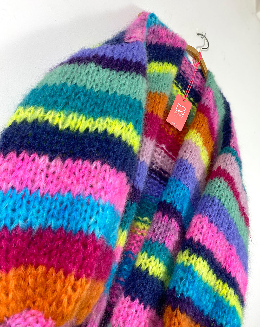 Knitting Kit – MYPZ Mohair Rainbow Cardigan No.15 (ENG-NL-DE)