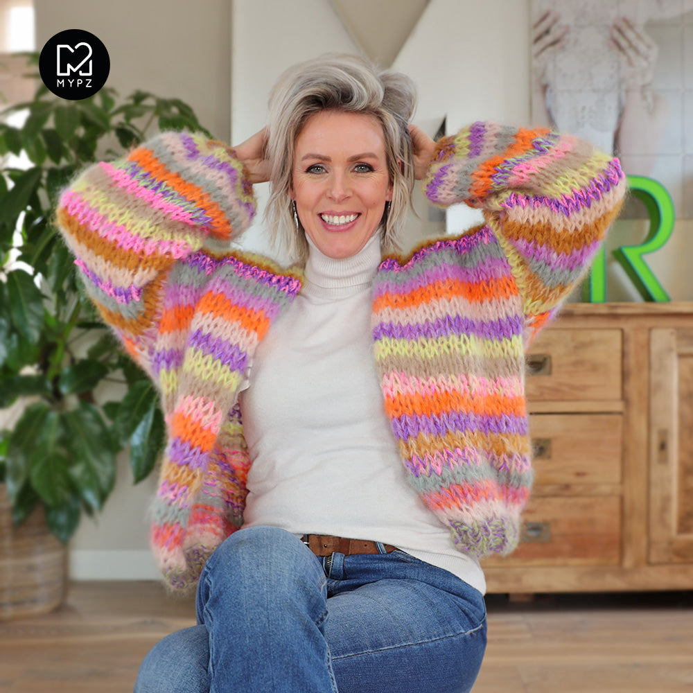 Knitting Kit – MYPZ Short Chunky Mohair Cardigan Wow! No.15 (ENG-NL)
