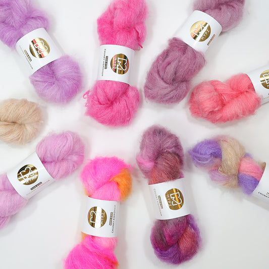 All you need to know about our amazing (hand-dyed) MYPZ chunky kidmohair DK