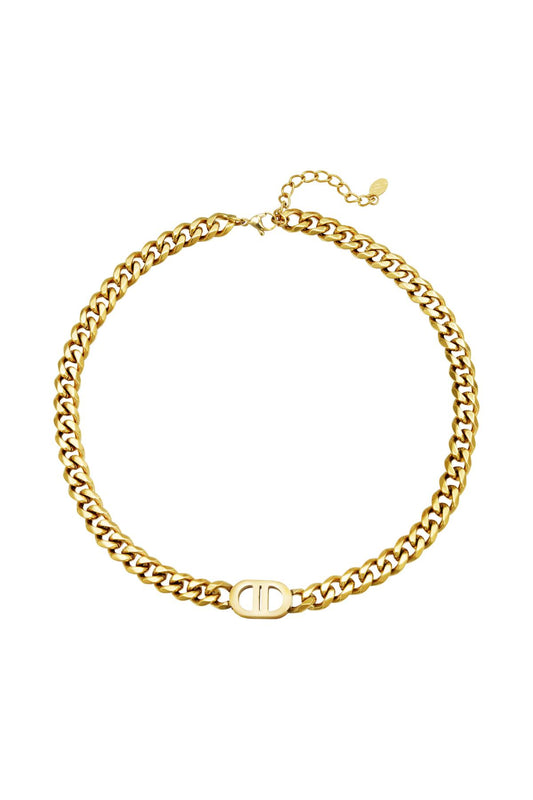 Gold core necklace