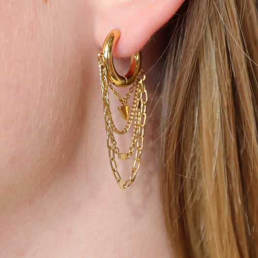 Diamond earrings