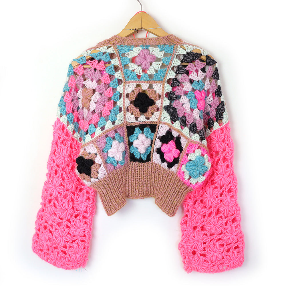 Crochet pattern - 3D Flower Top Glory (ENG-NL)
