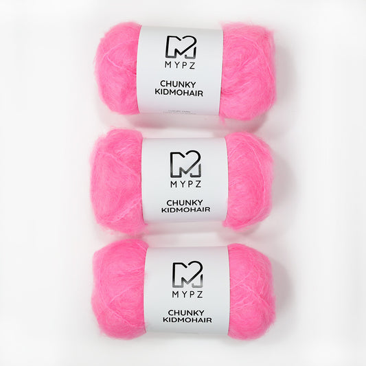 MYPZ Chunky Kidmohair DK – Candy Pink