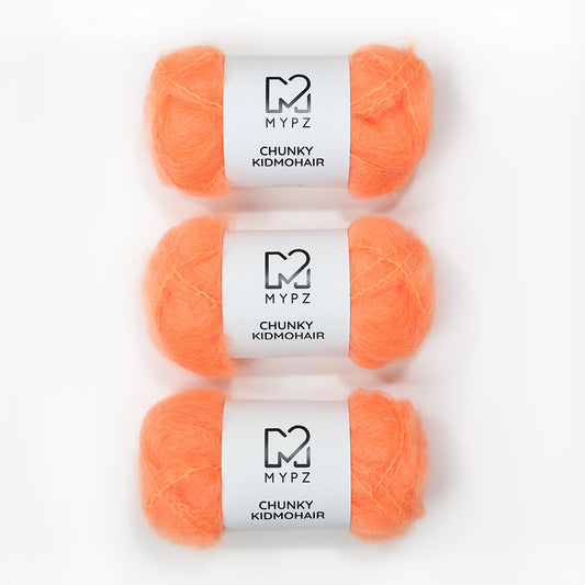 MYPZ Chunky Kidmohair DK – Neon Orange