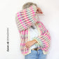 Knit Pattern – MYPZ Chunky Mohair Rib Cardigan Dusty-Pink No.12 (ENG-NL)