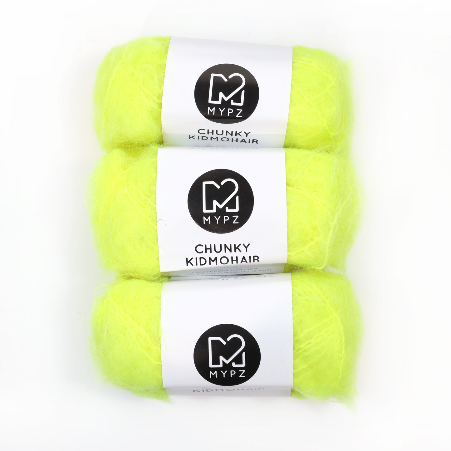 MYPZ Chunky Kidmohair DK – Neon Yellow