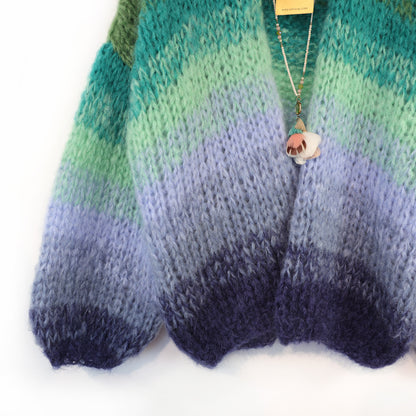 Knit pattern – MYPZ Chunky Mohair Cardigan Mystic Lagoon No15 (ENG-DE-NL-ES-FR-IT-DA-SV-NO)