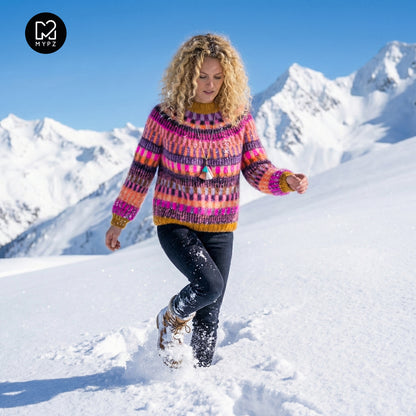 Knitting Kit – MYPZ top-down sweater Boho Firefly No6 (ENG-NL-DE)