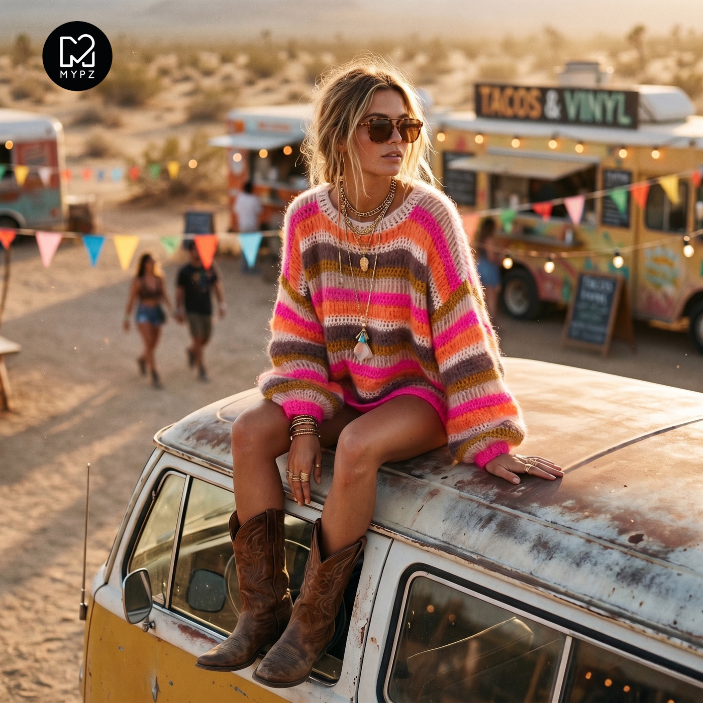 Crochet kit – MYPZ Chunky pullover Georgie (ENG-NL-DE)
