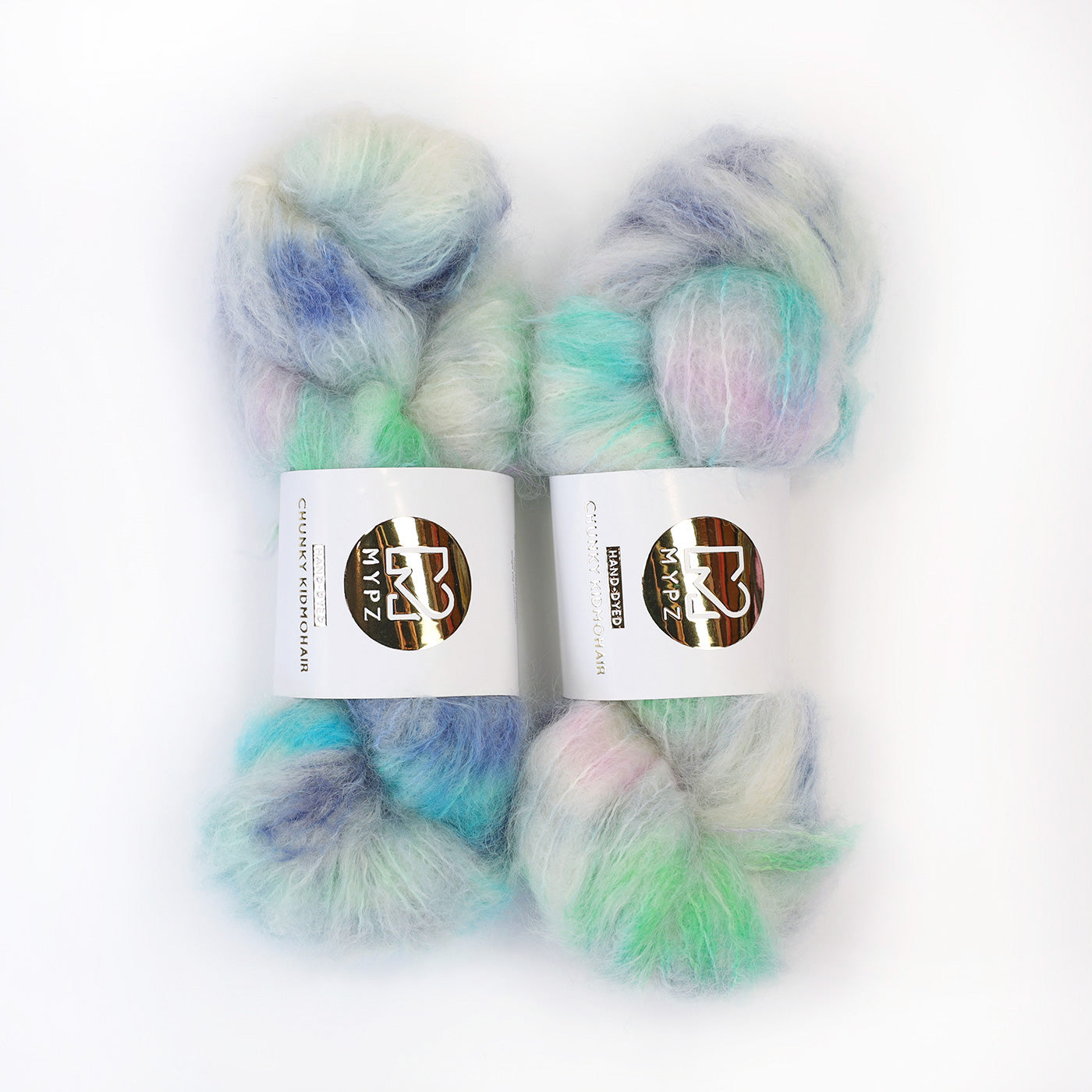 MYPZ Chunky kidmohair – hand-dyed Blue Lagoon – MYPZ Handmade Luxury