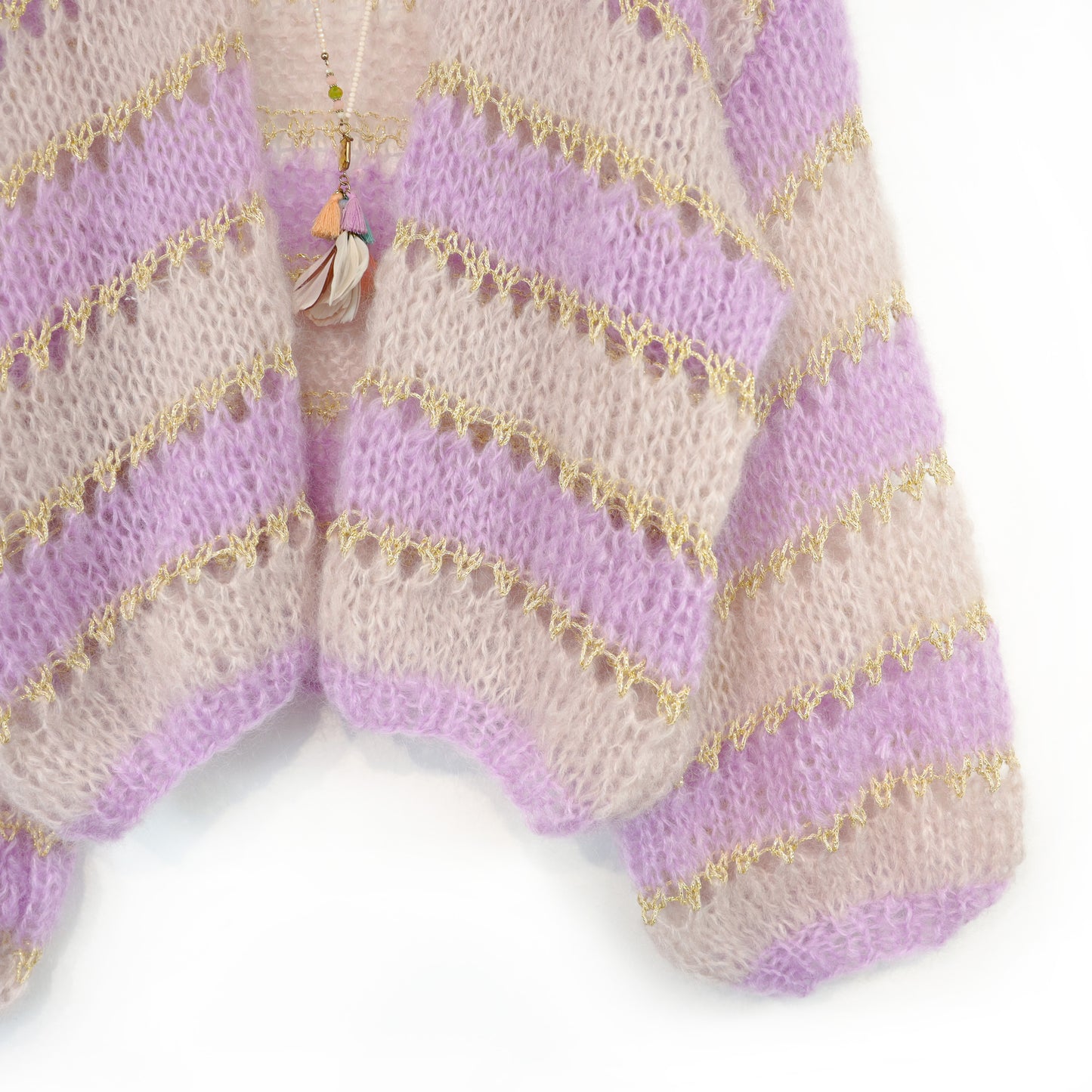 Knitting kit – MYPZ Light Mohair Cardigan Macha No10 (ENG-NL-DE-FR-ES)
