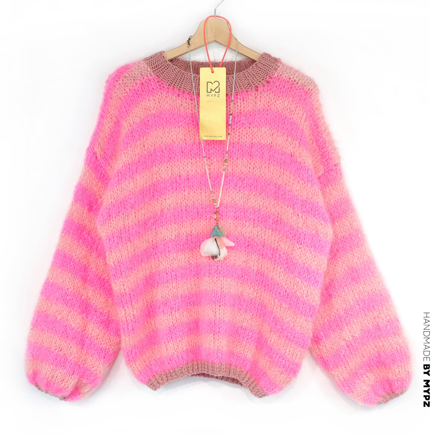 Knitting Kit – MYPZ Light Mohair Pullover Sweet Bubblegum No8 (ENG-DE-NL)