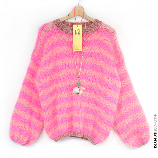 MYPZ Light Mohair Pullover Sweet Bubblegum