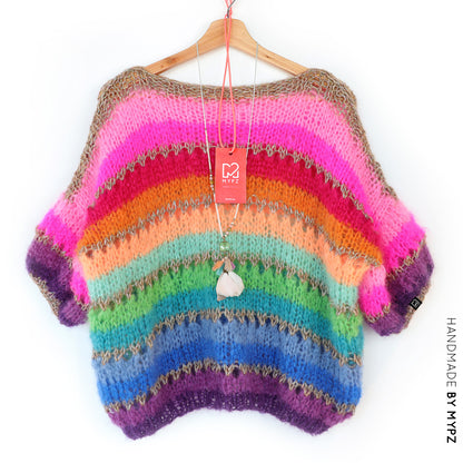 Knitting kit – MYPZ Basic Light Mohair Top Bowie No10 (ENG-NL-DE-FR)