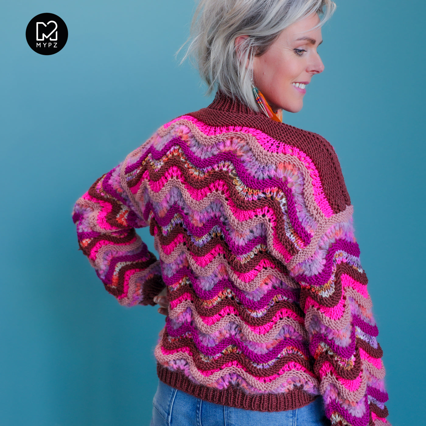 Knitting Kit – MYPZ Wave Pullover Marigold No.6 (ENG-NL)