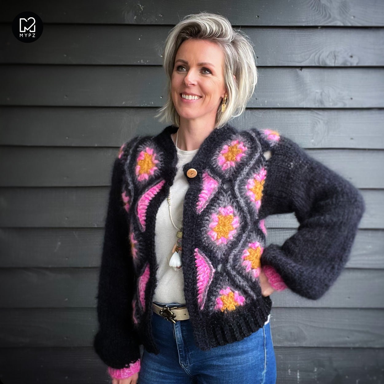 Crochet pattern - MYPZ Masterpiece Gilet Pink Star (ENG-NL)
