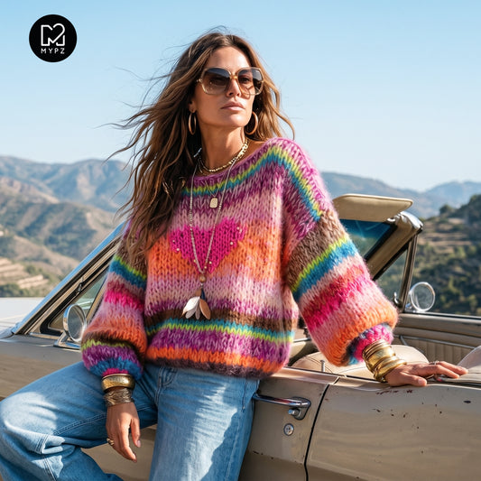 Knitting Kit – MYPZ Short Chunky Pullover Nomad Nights No15 (ENG-NL-DE)