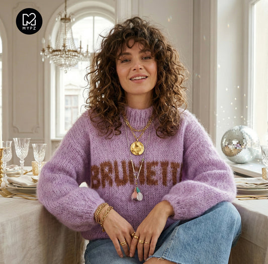 Knit pattern – MYPZ Light Mohair Pullover Brunette No8 (ENG-DE-NL)