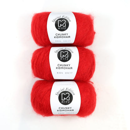 MYPZ Chunky Kidmohair DK Special Edition - Red