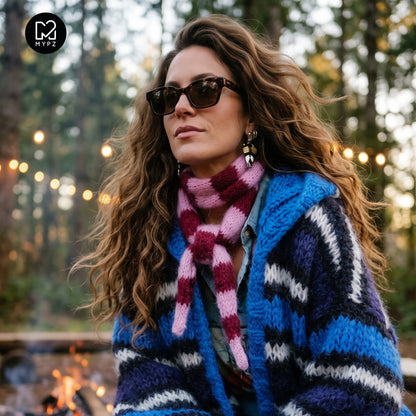 Knit pattern – Scarf Sandy (ENG-NL-DE-ES-FR-IT-NO-DA-SV)