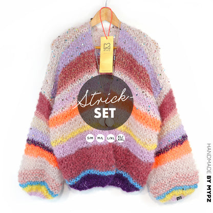 Knitting Kit – Light Mohair Cardigan Sasha No.12 (ENG-NL-DE)