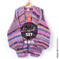 Knitting Kit – MYPZ  Chunky Mohair Cardigan Flirty No15 (ENG-NL-DE)