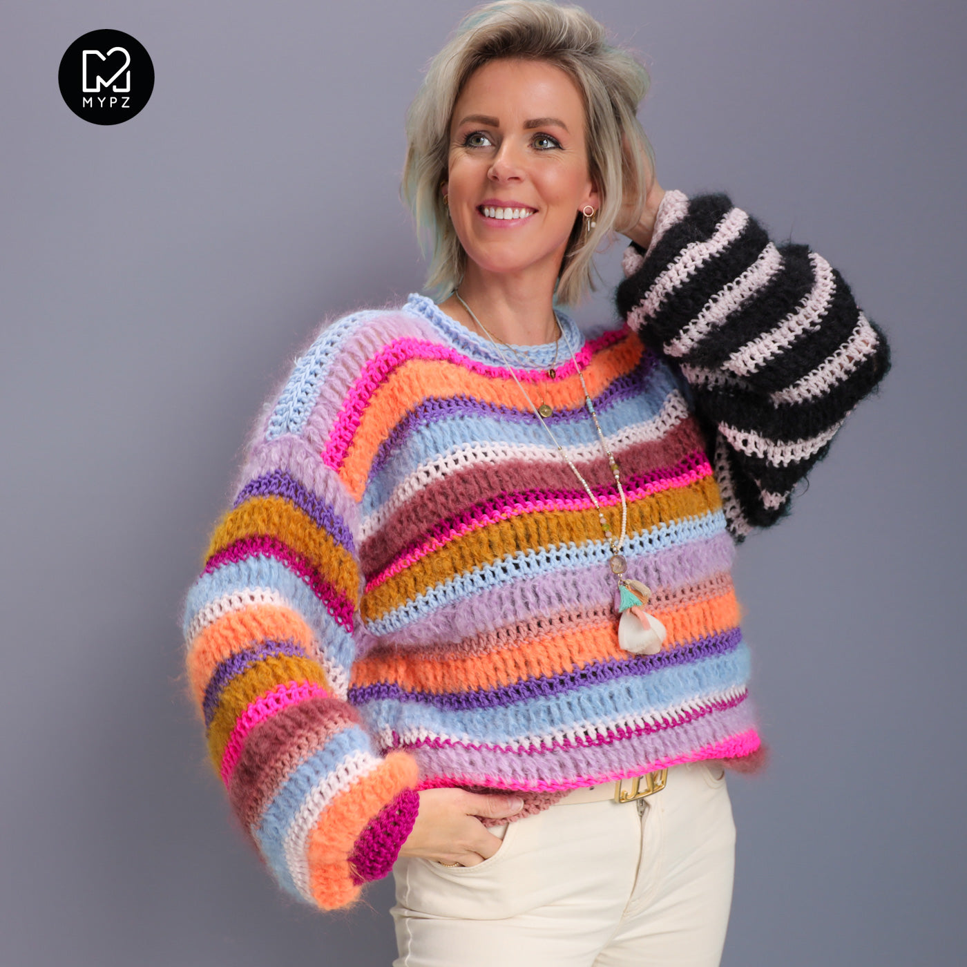 Crochet pattern – MYPZ Chunky pullover Sundays (ENG-NL-DE)