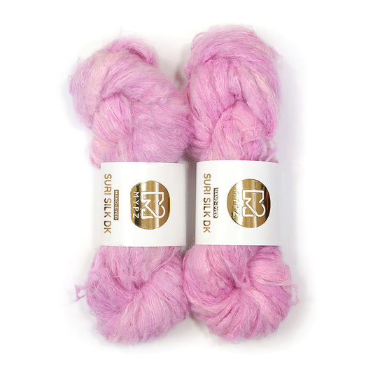 MYPZ Suri Silk DK – hand-dyed Soft Pink