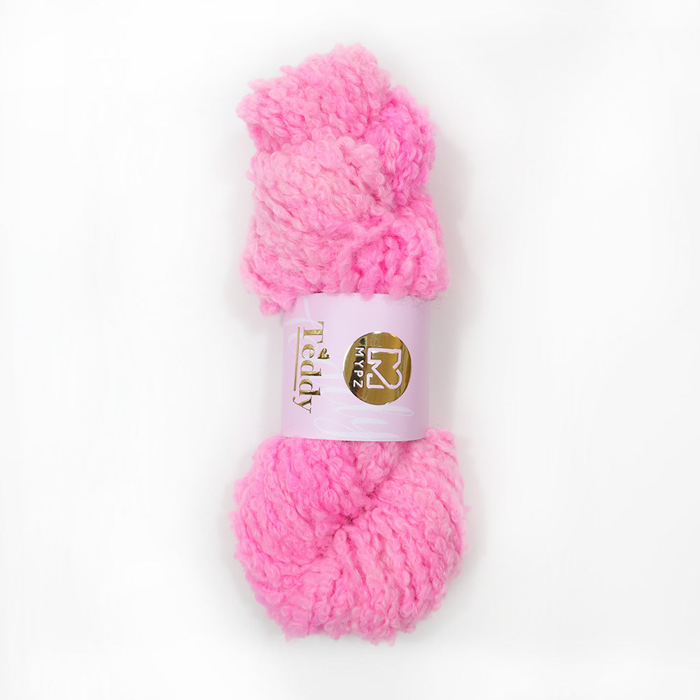 MYPZ Teddy – hand-dyed Candy Pink