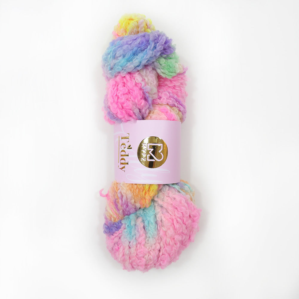 MYPZ Teddy – hand-dyed Confetti Pink