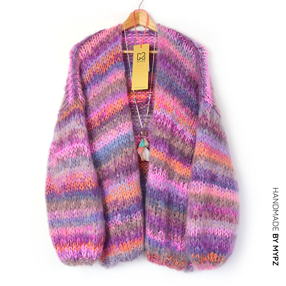Knit pattern – MYPZ Chunky mohair cardigan Majestic No.15 (ENG-NL)