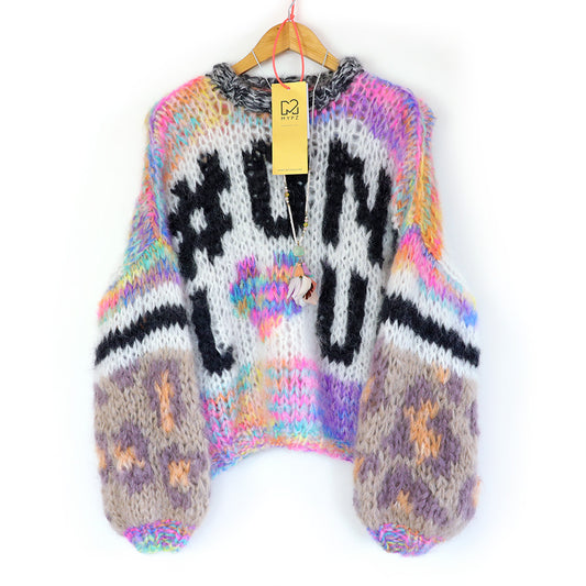 Chunky Mohair Pullover #Onelove