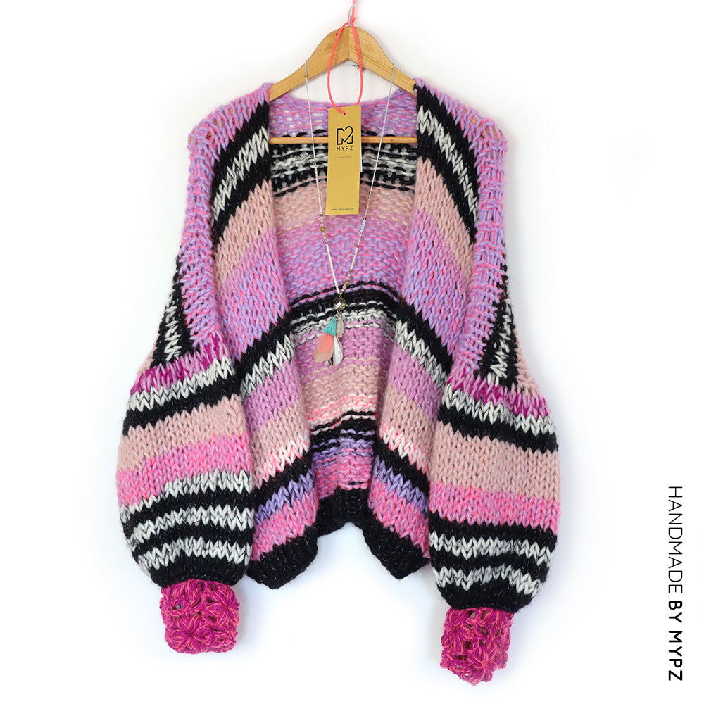 Knitting Kit – MYPZ Chunky top-down Cardigan Charm No.15 (ENG-NL)