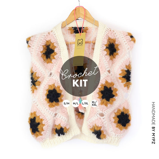 Crochet kit - MYPZ Masterpiece Gilet Goldy (ENG-NL)