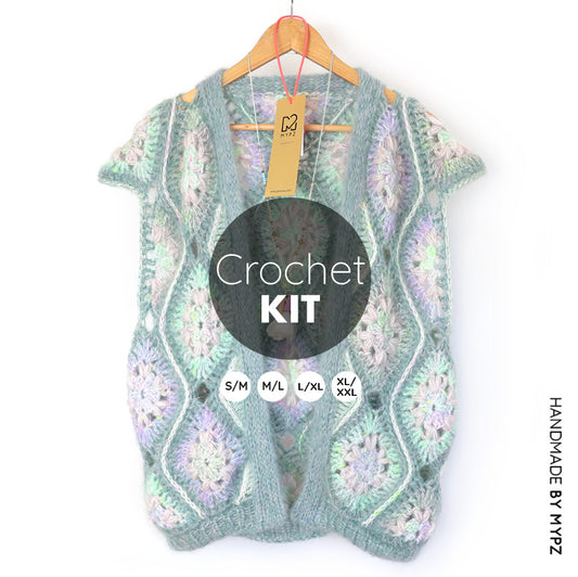 Crochet kit - MYPZ Masterpiece Gilet Greeny (ENG-NL)