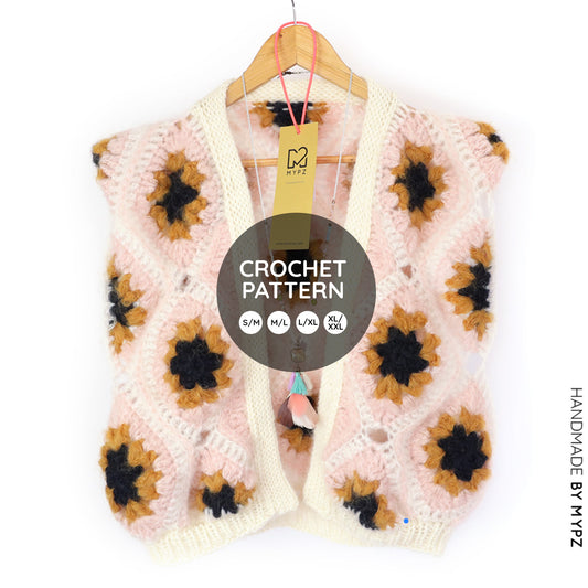 Crochet pattern - MYPZ Masterpiece Gilet Goldy (ENG-NL)
