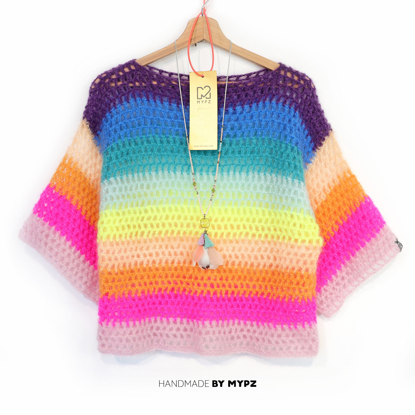 Crochet kit - Rainbow top (ENG-NL-DE)