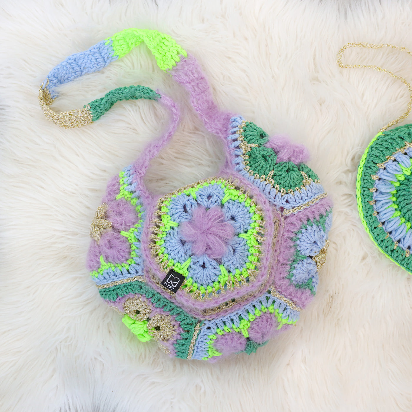 Crochet pattern - MYPZ hexagon bag Cocktail (ENG-NL-DE)