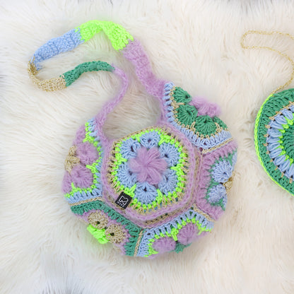 Crochet pattern - MYPZ hexagon bag Cocktail (ENG-NL-DE)